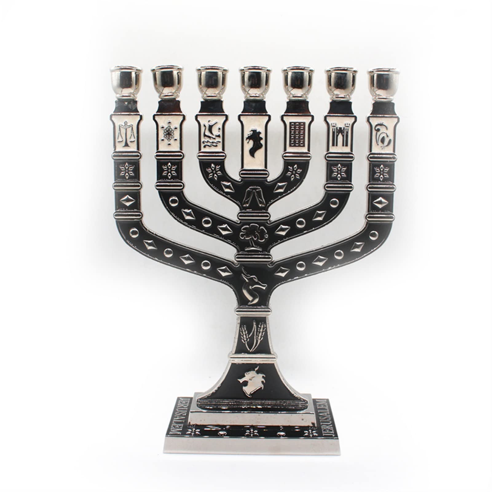 Amazon.co.jp: イスラエルユダヤ人キャンドルホルダーの黄金の7つの枝